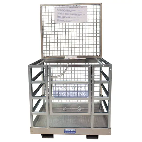 FWP25 Forklift Access Platform with Safety Cage and Gate