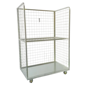 LC123 Wire Mesh Laundry Cage Trolley