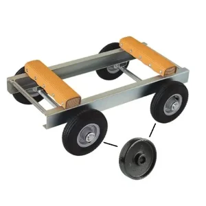 Heavy-duty piano trolley with solid nylon wheels and 300kg capacity, Rex Products model PT300.
