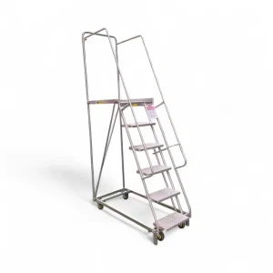 OP1600ZP 6-Step order picking ladder for warehousing and narrow isles.