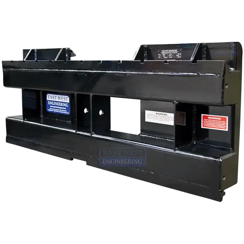 QSS25 Skid Steer Carriage Plate for Forklift Tynes 2500kg Capacity