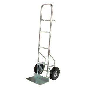 "NZ Made 250kg CC Series High Back hand truck for heavy-duty lifting and transport."