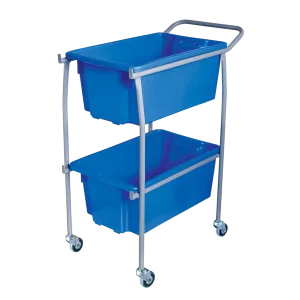 PBM-PRES Premium Powder Coated Bin Carrier with Separate Storage Bins