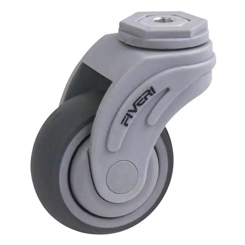 75mm Medical Grade Plastic Swivel Castor 95kg for Hospital Equipment