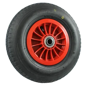 PW200BB_2024.png - Swinnock Industries 200mm plastic rim with 480/400 x 8 pneumatic tyre and low speed ball bearings PW200BB