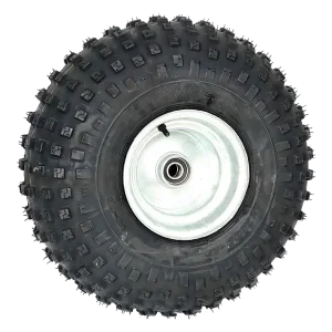 RWZ200 complete wheel assembly with 22x11x8 tyre and steel rim for NZ ATVs.