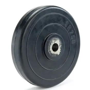 Rex Products 250mm puncture proof solid rubber wheel SSR250, metal hub industrial wheel for site trolleys and bins