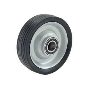 WHSB150 50mm Steel Centre Wheel, sealed bearing rubber tyre replacement for industrial carts