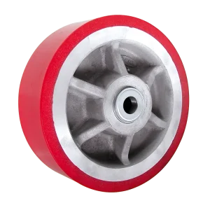 ALH300RT Heavy Duty Wheel, a massive 300mm diameter wheel featuring a durable, high-load Rexthane tread, specifically rated for a heavy-duty capacity of 4000kg.
