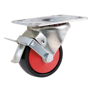 CBP Nylon Castor with swivel plate brake