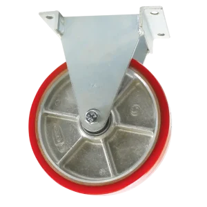 CHDF200RT Fixed Plate Castor with a 200mm Rexthane wheel, designed for a 700kg load capacity.