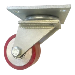 CHDS75RT Swivel Plate Castor with a 75mm Rexthane wheel, designed for a 300kg load capacity.