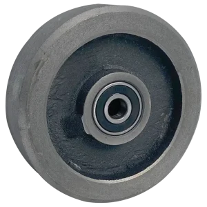 150mm x 45mm heavy duty cast iron wheel with 15mm ball bearings CI150BB