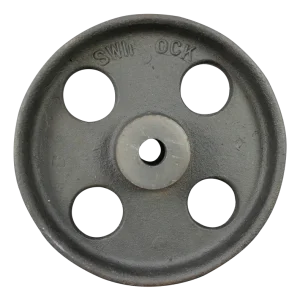 200mm x 45mm heavy duty cast iron wheel with 25.4mm (1 inch) plain bore CI200PB
