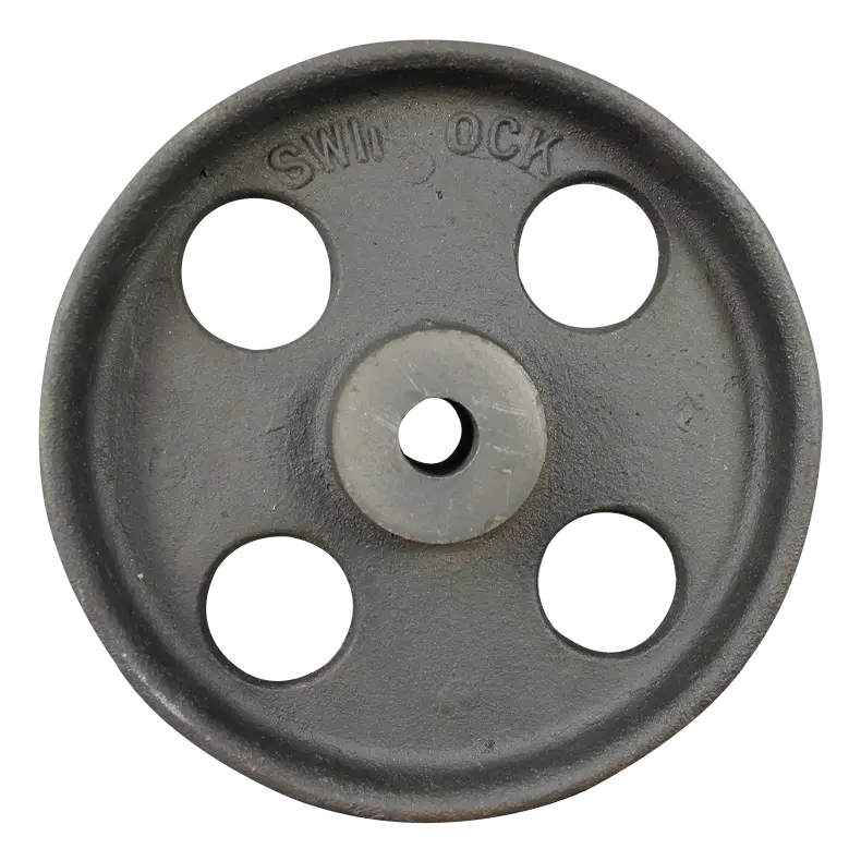 200mm x 45mm heavy duty cast iron wheel with 25.4mm (1 inch) plain bore CI200PB