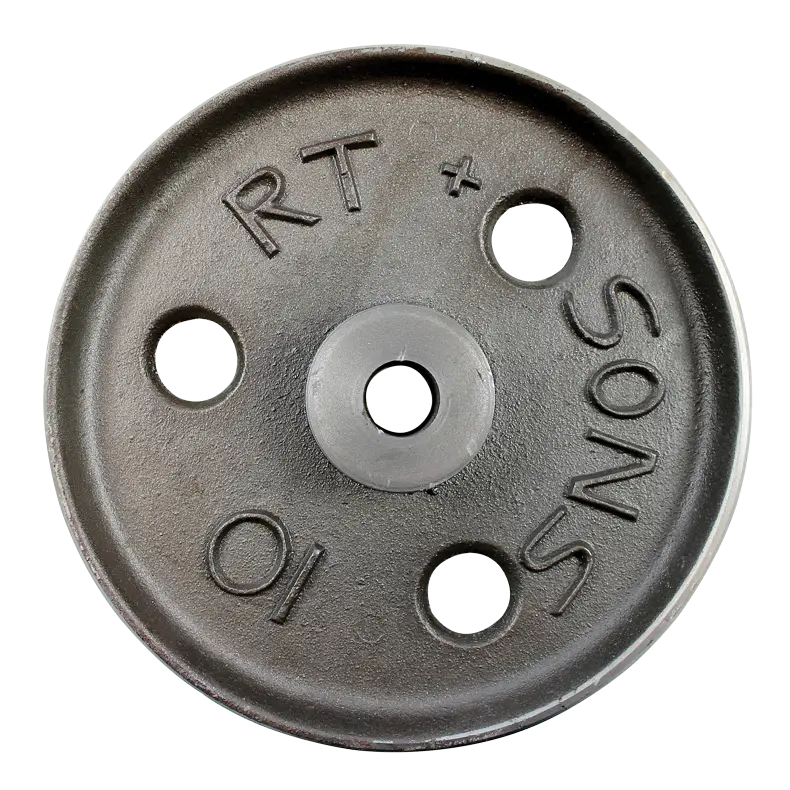 250mm x 50mm heavy duty cast iron wheel with 25mm ball bearings CI250BB