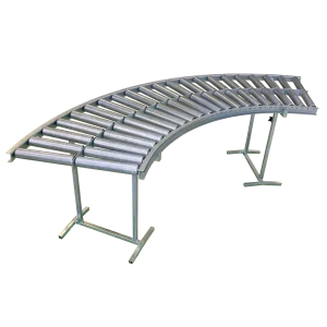 Medium Duty Steel Conveyor | 90 Degree Bends