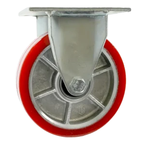 MHDF150RT Fixed Plate Castor with 150mm Rexthane wheel and 420kg load capacity.