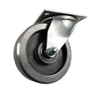 150mm Cast Iron Swivel Plate Castor 450kg - MHDS150I
