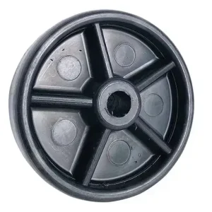PP100 Black Polypropylene Wheel 100mm x 32mm with 12.7mm bore, 175kg load capacity
