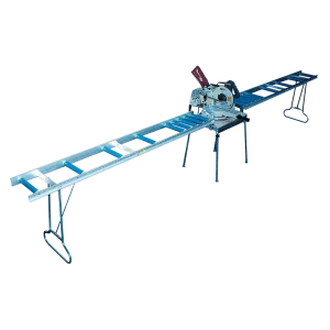 WWRT 362 woodworkers conveyor roller table, heavy-duty adjustable material support.