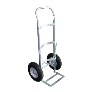 "NZ Made 200kg Large Gas Bottle Hand Truck for G size and LPG cylinders."