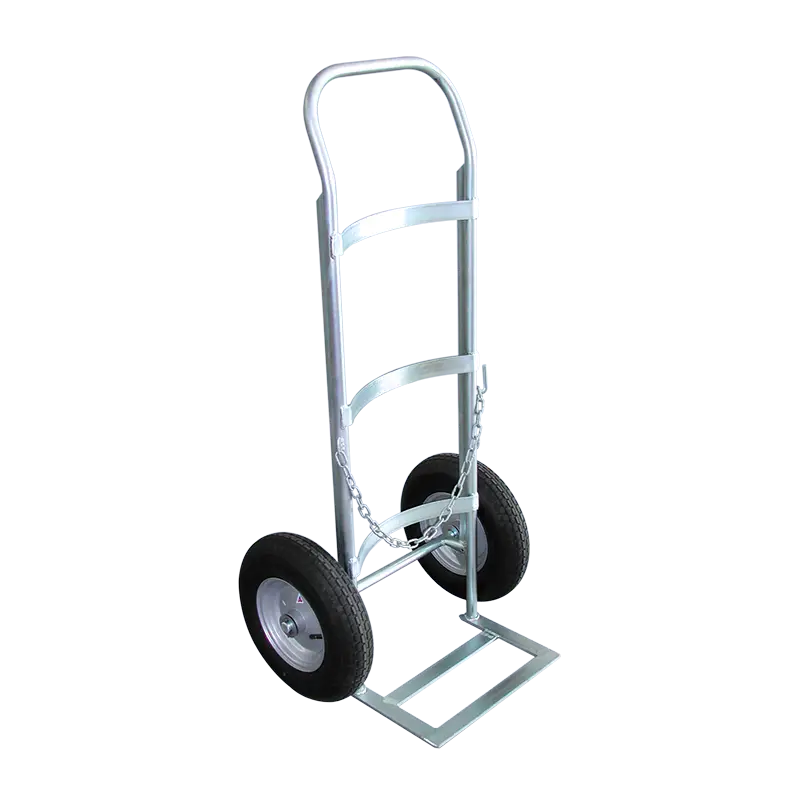 "NZ Made 200kg Large Gas Bottle Hand Truck for G size and LPG cylinders."