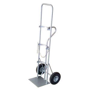 "NZ Made 200kg Single Gas Bottle Hand Truck for G and F size cylinders."