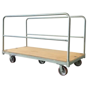 BFT1000M2 Adjustable Heavy-Duty Trolley, 1600mm x 800mm deck, 1000kg capacity for industrial load transport.