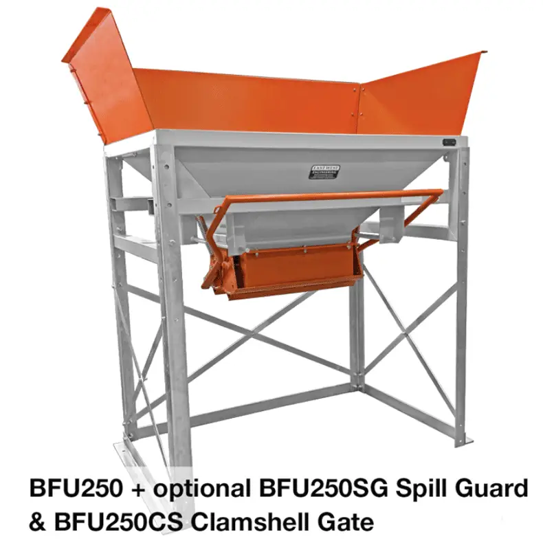 BFU250CS Bulk Bag Filling Frame with Optional Clamshell Gate 2500kg