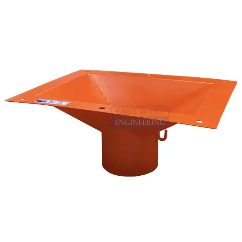 Industrial FIBC Bag Filling Stand BFU250FN with Tapered Funnel for Efficient Filling