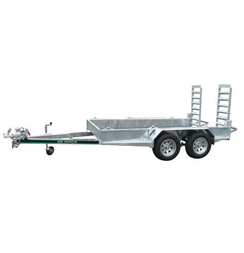 GT_Digger-Trailer-1.jpg - Swinnock Industries CTDIG35M Heavy-Duty Digger Trailer with tandem axles, featuring a 3.00m x 1.80m deck size, heavy-duty ramps, and a low profile design for transporting mini excavators and plant machinery.