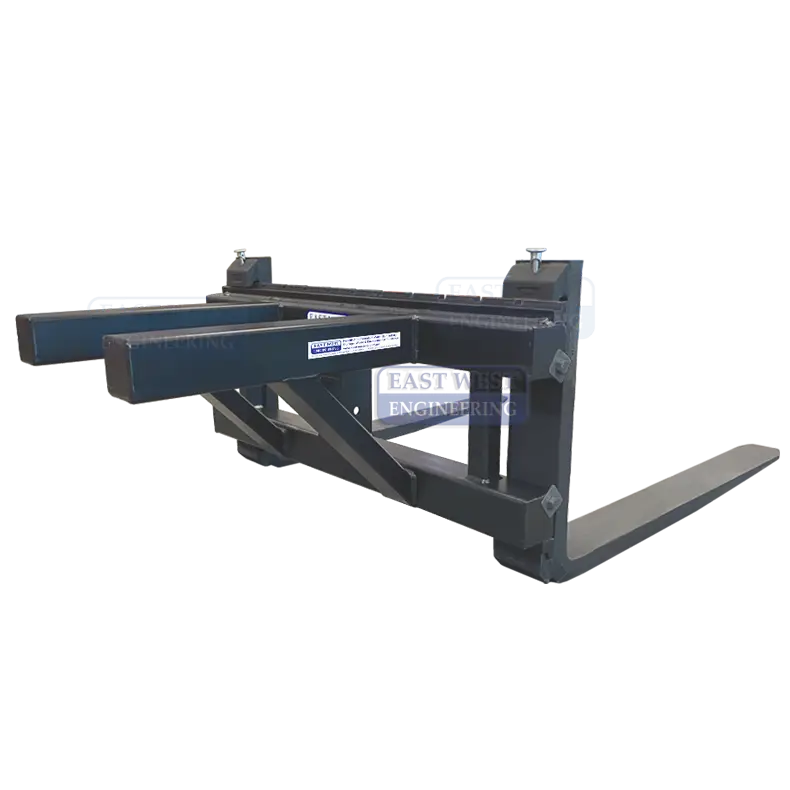 XSC300F Excavator Pallet Forks, 3000kg WLL, converts excavator to forklift.